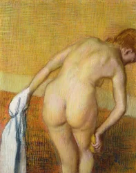 Frau beim Baden, 1886